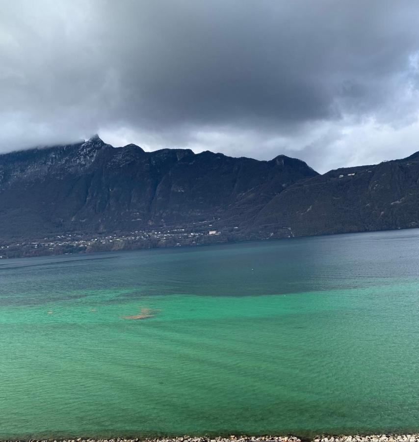 Le Lamartine, Vue Magnifique Face Au Lac Du Bourget Aix-les-Bains Bagian luar foto